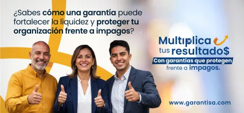 Las garantías financieras de Garantisa protegen la liquidez de las organizaciones, reducen el riesgo y fortalecen la confianza en cada operación.